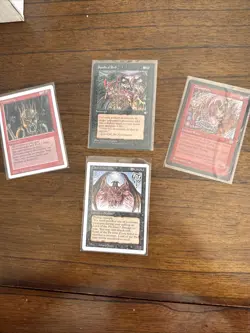 MTG-Wizards of the Coast-Lord of the Pit Creature Black 7/7 Mark Tedin-Lot Of 4 - Image 1