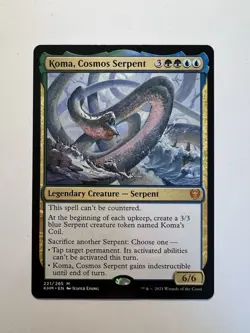 Koma, Cosmos Serpent - MTG Kaldheim - NM - Image 1