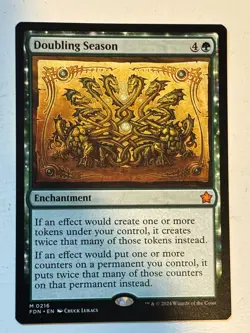 MTG Doubling Season #216 Pack Fresh Foundations - Image 1