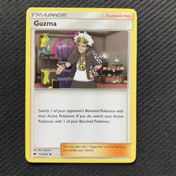 Guzma 115/147 Pokemon TCG: Burning Shadows Moderately Played (MP) - Image 1