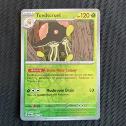 Toedscruel 017/182 Reverse Holo Pokemon TCG: Paradox Rift Near Mint (NM) - Image 1
