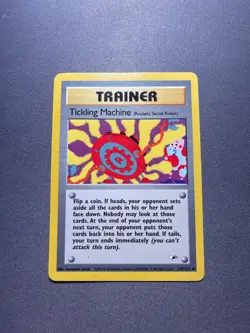 Pokemon TCG - Tickling Machine - Rockets Secret Robot - 119/132 Unlimited Gym H - Image 1