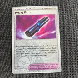 Heavy Baton 151/162 Reverse Holo Pokemon TCG: Temporal Forces Near Mint (NM) - Image 1