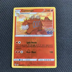 Camerupt 014/078 Reverse Holo Pokemon TCG: Pokemon GO Near Mint - Image 1