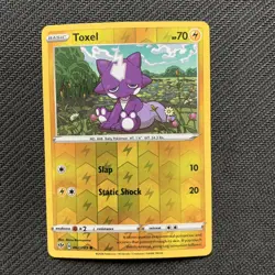 Toxel 062/189 Reverse Holo Pokemon TCG: Darkness Ablaze Near Mint - Image 1
