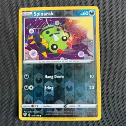 Spinarak 102/189 Reverse Holo Pokemon TCG: Darkness Ablaze Near Mint (NM) - Image 1