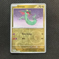 Dreepy 128/167 Reverse Holo Pokemon TCG: Twilight Masquerade Near Mint (NM) - Image 1