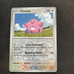 Chansey 133/167 Reverse Holo Pokemon TCG: Twilight Masquerade Near Mint (NM) - Image 1