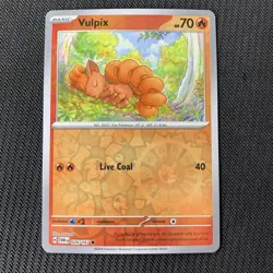 Vulpix 026/167 Reverse Holo Pokemon TCG: Twilight Masquerade - Image 1