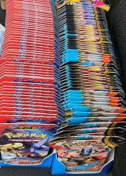 Pokemon Booster Pack Lot of (10) - 5 Destined Rivals & 5 Mega Evolution - Image 1
