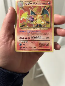 1999 TCG Pokemon Charizard Base Set Holo Rare Card No.006 Japanese Edition - Image 2