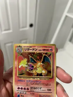 1999 TCG Pokemon Charizard Base Set Holo Rare Card No.006 Japanese Edition - Image 3