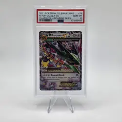 Pokemon M Rayquaza EX 76/108 Celebrations Classic Collection Holo PSA 10 2021 - Image 1