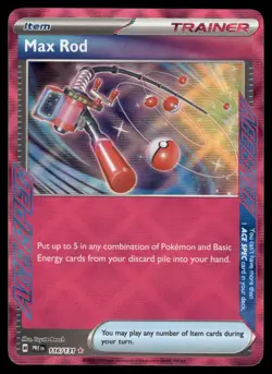 Pokemon Cards Max Rod 116/131 Prismatic Evolutions ACE SPEC Rare NM - Image 1