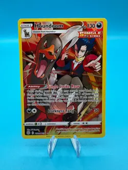 Houndoom Tg10/Tg30 Pokemon Card Swsh09: Brilliant Stars Trainer Gallery Holo NM - Image 1