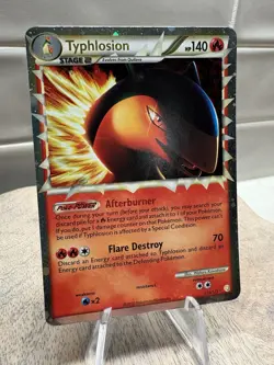 Typhlosion 110/123 Prime Holo Rare HGSS Heartgold Soulsilver Pokemon. Beautiful - Image 1