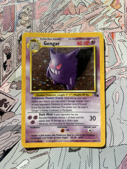 Holo Gengar 5/62 Lightly Played Good Condition Vintage Pokemon Card - Image 3