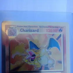 Pokemon Celebrations Gold Metal Charizard Card 4/102 Premium Collection - Image 3