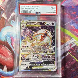 Pokemon Deoxys VSTAR Crown Zenith GG46/GG70 Ultra Rare Holo PSA 9 2023 - Image 1