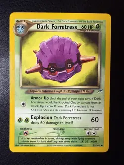 2002 Pokemon - Dark Forretress #35/105 - Neo Destiny Unlimited - Uncommon - NM - Image 1