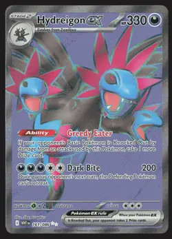 SV: White Flare Hydreigon ex #161/086 Ultra Rare Pokemon Card - Image 1