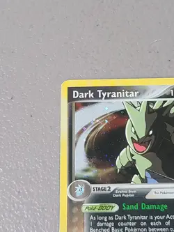 Dark Tyranitar 20/109 Holo EX Team Rocket Returns Pokemon Card - MP - Image 2