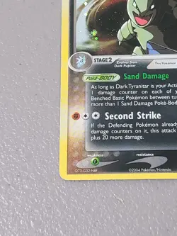 Dark Tyranitar 20/109 Holo EX Team Rocket Returns Pokemon Card - MP - Image 4
