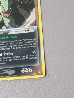 Dark Tyranitar 20/109 Holo EX Team Rocket Returns Pokemon Card - MP - Image 5