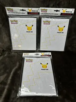 NEW Pokemon: 25th Anniversary First Partner Collector’s Binder SEALED Lot Of 3 820650809606 - Image 1