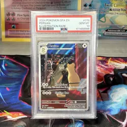 Pokemon Shrouded Fable Persian Illustration Rare 078/064 078 78 PSA 10 - Image 1