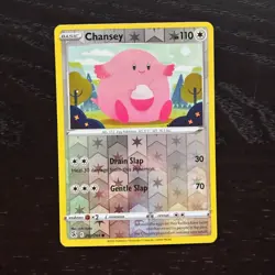 Chansey 202/264 Pokemon Fusion Strike Sword & Shield Reverse Holo Common NM - Image 1