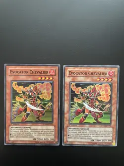 Yugioh Evocator Chevalier SDWS-EN002 Super Rare 1st Edition MP/HP X2 - Image 1