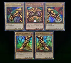 Yugioh Exodia the Forbidden One FULL 5 CARD SET 1ST EDITION - YGLD Ultra Rare - Image 1