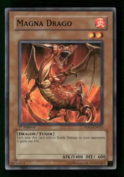 Magna Drago 5D's 2008 Starter Deck #5DS1-EN013 1st Edition Yugioh - Image 1