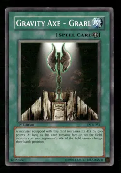 Gravity Axe Dark Crisis #DCR-034 1st Edition Yugioh - Image 1