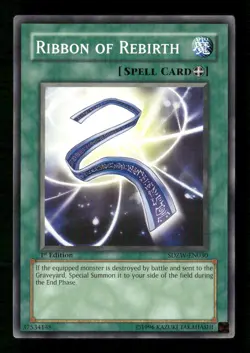 Ribbon of Rebirth #SDZW-EN030 Yugioh 1st Edition - Image 1
