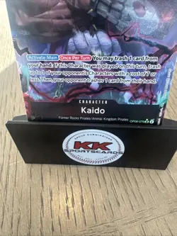 One Piece - Kaido - OP08-079 - SR AA Super Rare English Near Mint TCG - Image 3