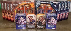 One Piece TCG Lot - Illustration Box Vol. 5 & 6 - Mini Tin Vol. 2 - OP-14 Set 9 - Image 1