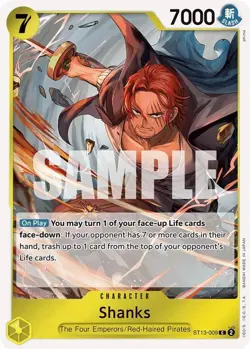 One Piece Shanks (ST13-009/47) Ultra Deck The Three Brothers LP FOIL - Image 1