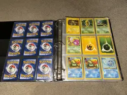 Vintage Pokemon Cards Binder Collection Lot of 351 Cards - Image 2