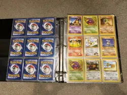 Vintage Pokemon Cards Binder Collection Lot of 351 Cards - Image 4