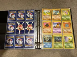 Vintage Pokemon Cards Binder Collection Lot of 351 Cards - Image 5