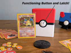 15 Custom x Pokemon Card Storage Chest - 3D Printed Pokemon Card Organizer - Image 1