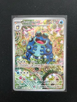 Pokemon TCG Black Bolt Seismitoad Illustration Rare Card 105/086 - Image 1