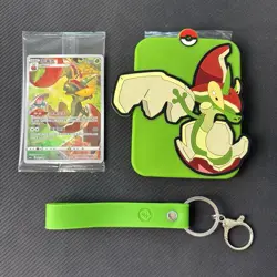 Flapple CSGC-001 Promo + Card Holder Keychain Pokemon S-Chinese Eevee Gift Box - Image 1
