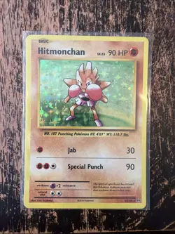 Pokemon TCG Base set 12 Card Lot Vintage Holo Hitmonchan 62/108 - Image 2