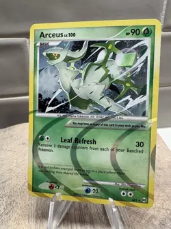 2009 Platinum Arceus Lv. 100 Holo WITH SWIRL AR2 Beautiful Card LP-NM - Image 1