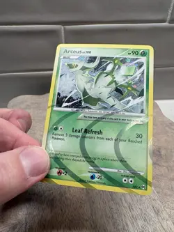 2009 Platinum Arceus Lv. 100 Holo WITH SWIRL AR2 Beautiful Card LP-NM - Image 2