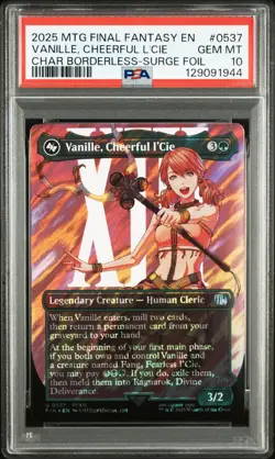 2025 MTG FINAL FANTASY #0537 VANILLE, CHEERFUL L'CIE PSA 10 - Image 1