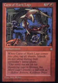 Curse of Marit Lage - Ice Age: #181, Magic: The Gathering Nm R124 - Image 1